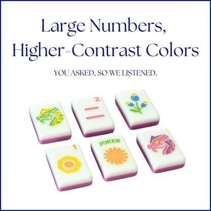 Luna Tiles - Heirloom Engraved Mahjong Tile Set - Modern