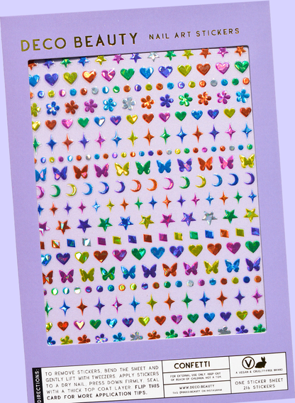 Nail Art Stickers - CONFETTI