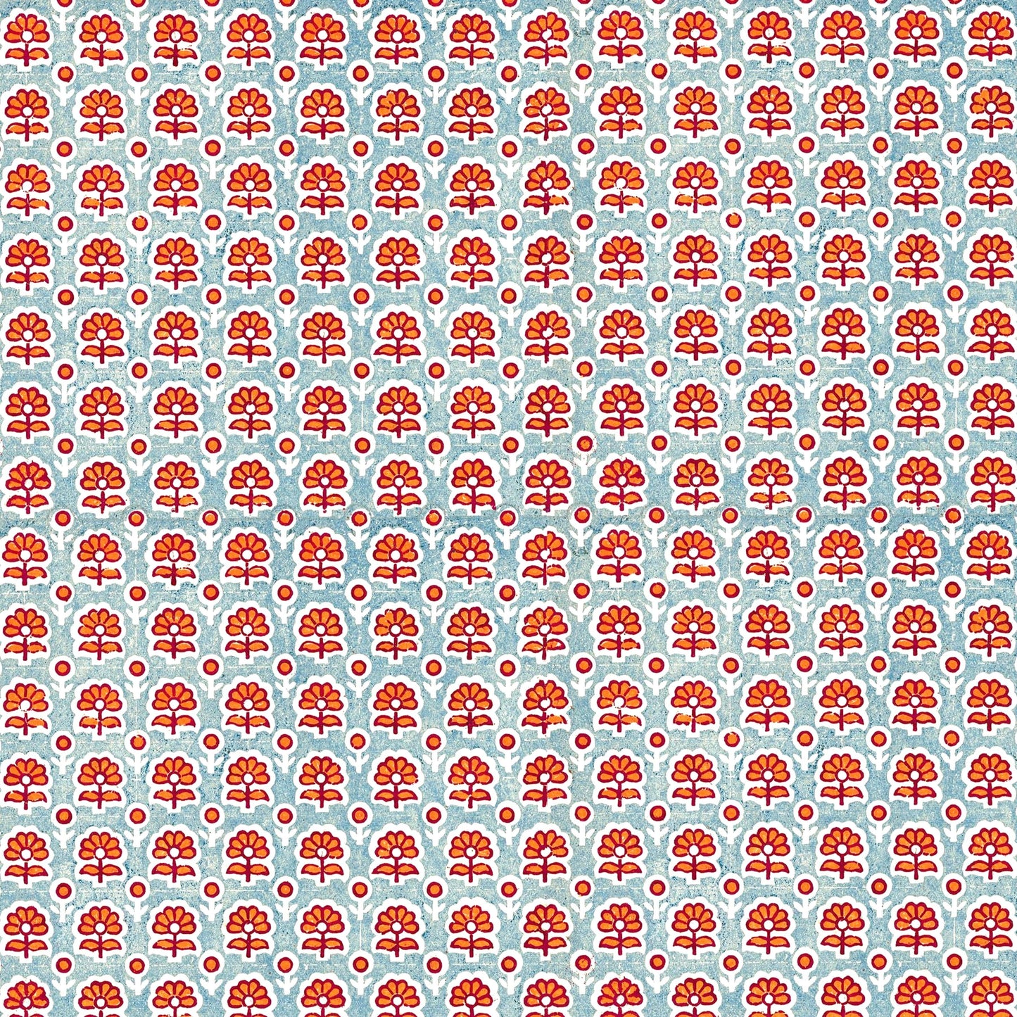 Prosecco Bottle Wrap - Blue Flower Blockprint