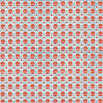 Prosecco Bottle Wrap - Blue Flower Blockprint