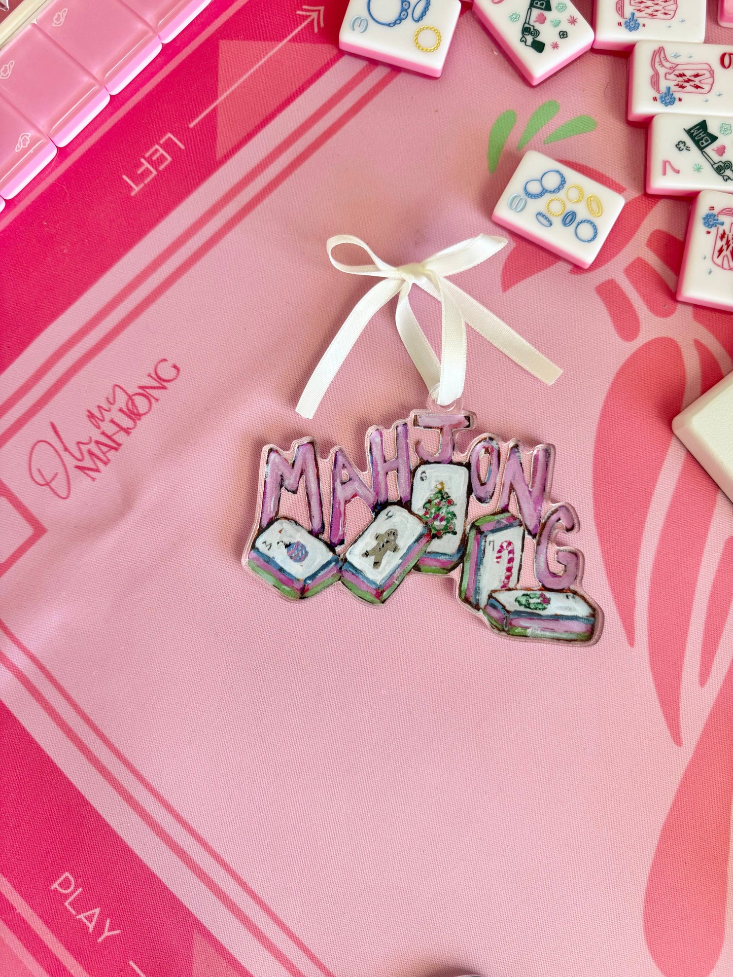 Mahjong Christmas Ornament