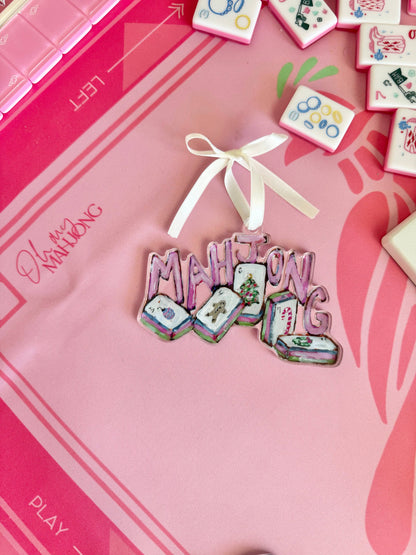 Mahjong Christmas Ornament