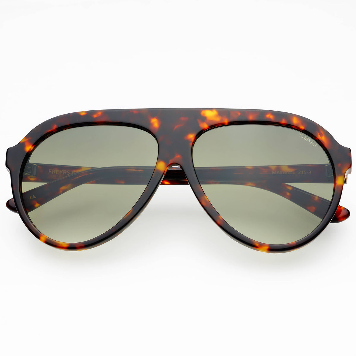Maxwell Aviator Sunglasses: Tortoise