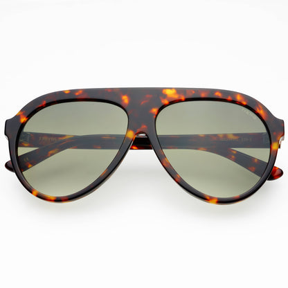 Maxwell Aviator Sunglasses: Tortoise