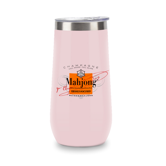 Champagne Tumbler (Pink) - Mahjong Org Label