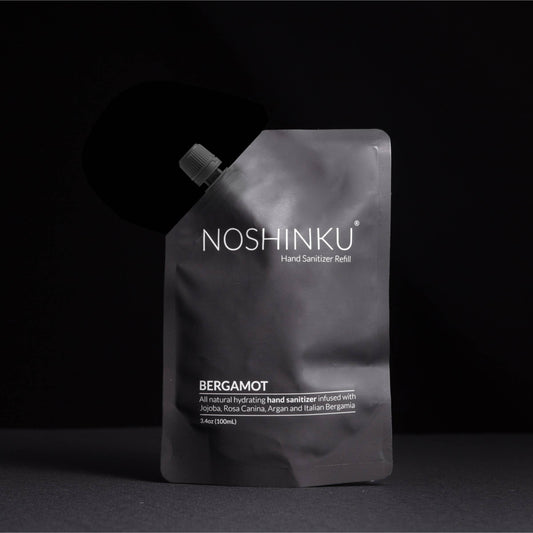 Noshinku - Bergamot & Cedar Nourishing Sanitizer Mini Refill Pouch