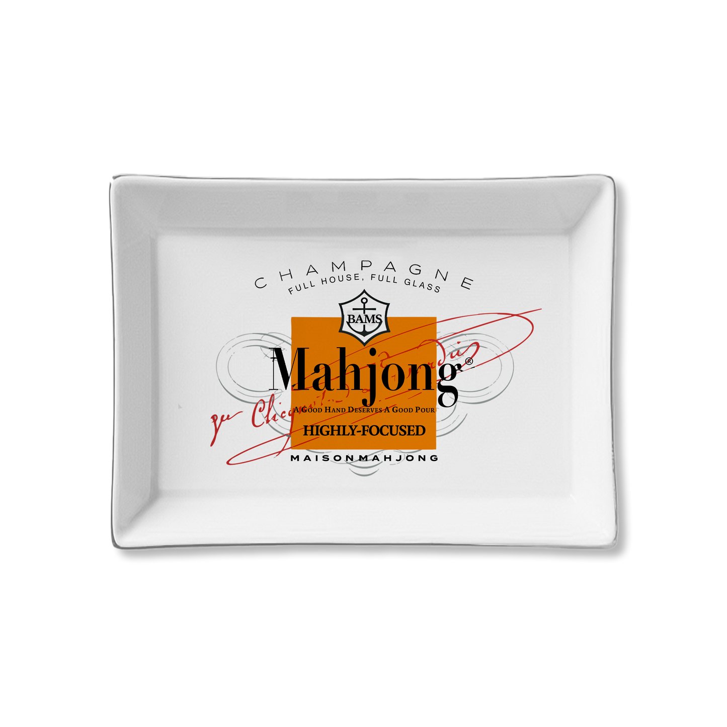 Mahjong Org Label Tray