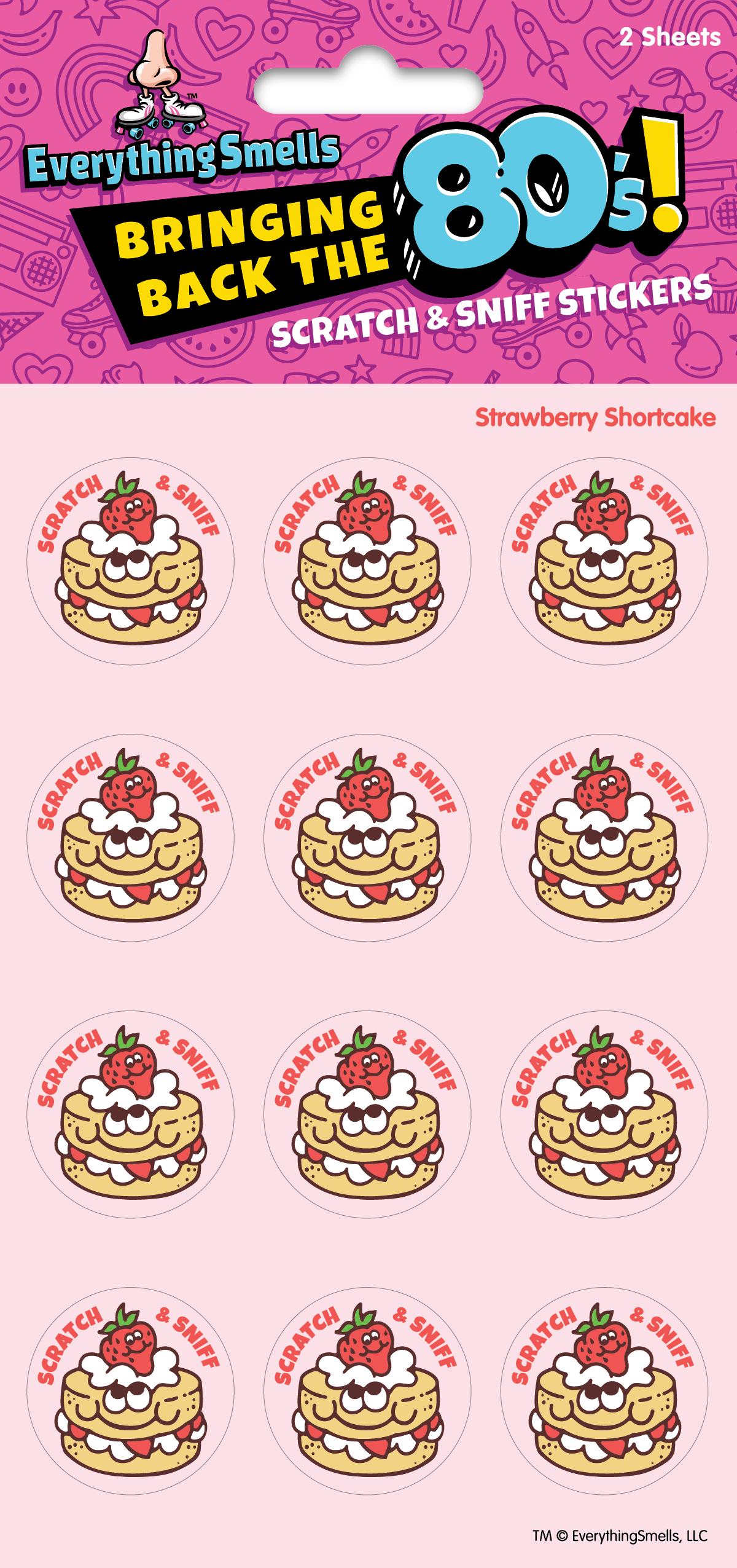 Strawberry Shortcake Scratch & Sniff Sticker
