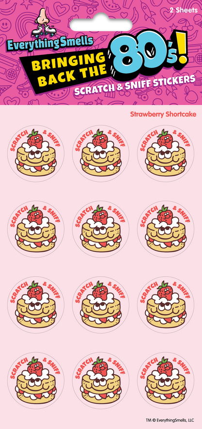 Strawberry Shortcake Scratch & Sniff Sticker