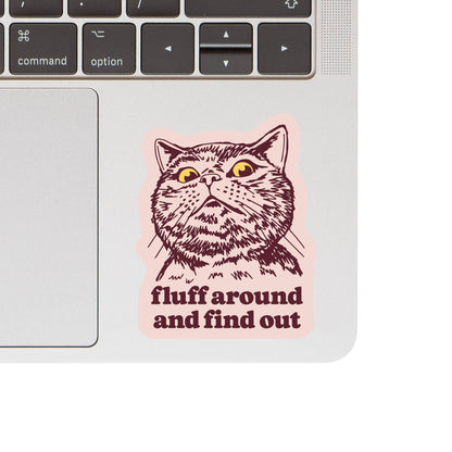 Fluff Around And Find Out Sticker