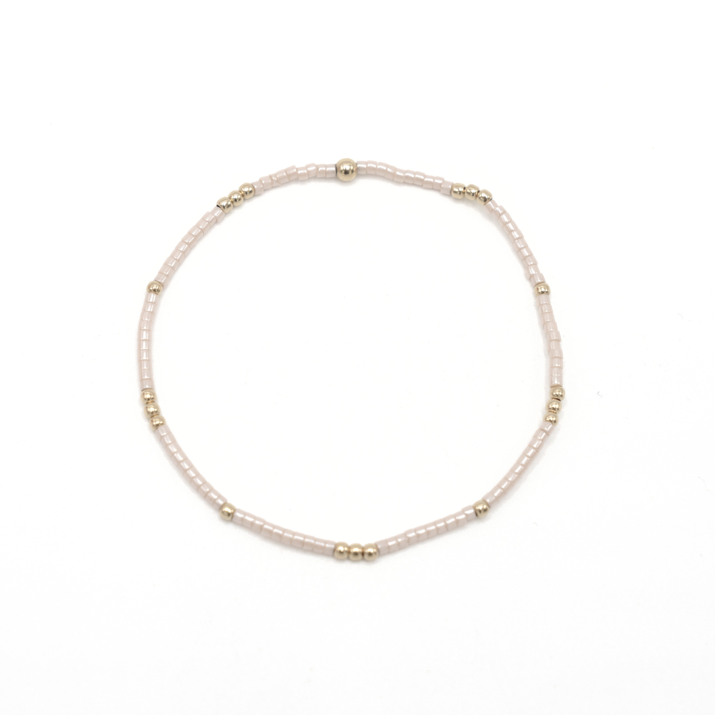 Newport - Palest Pink + Gold Waterproof Bracelet