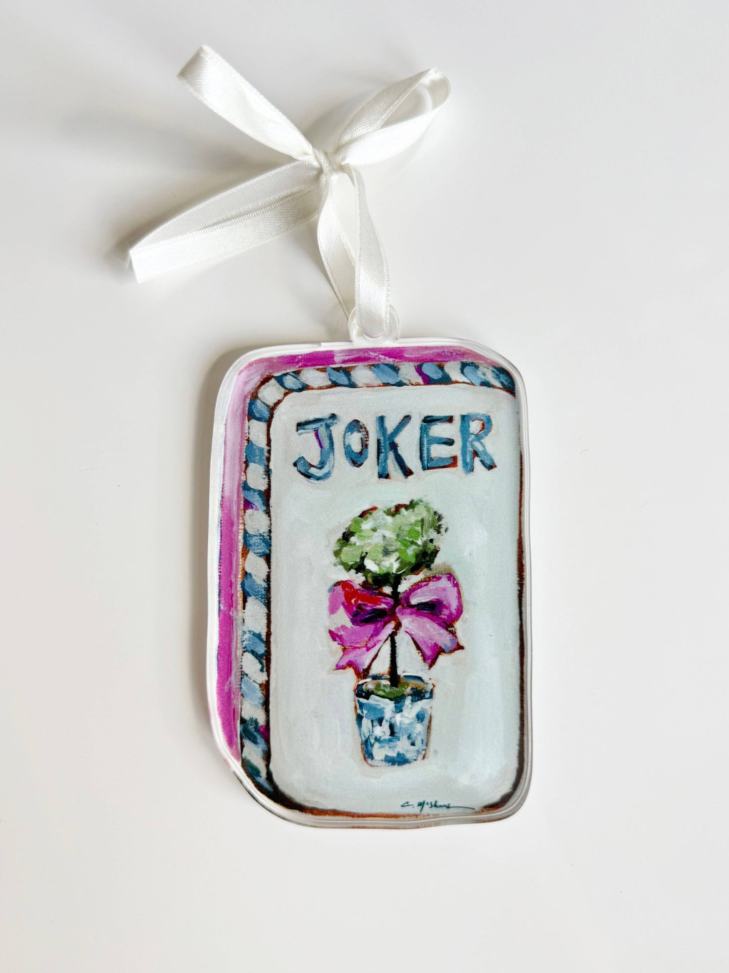 Mahjong Chic Ornament
