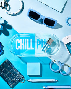Chill Pill Trinket Tray - Blue