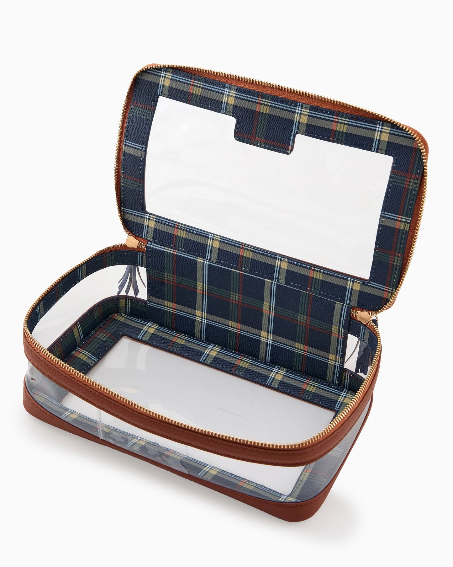 Mahjong Tile Storage Bag - Cognac