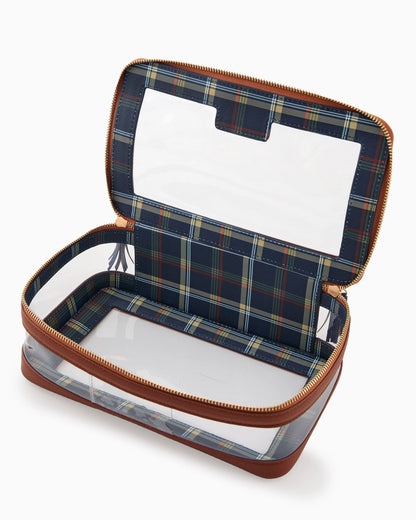 Mahjong Tile Storage Bag - Cognac
