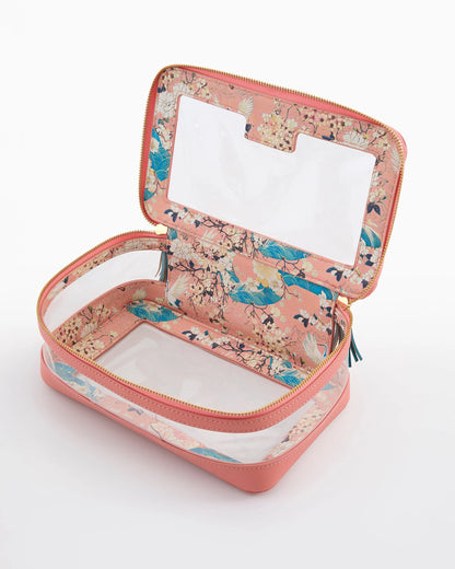 Mahjong Tile Storage Bag - Coral