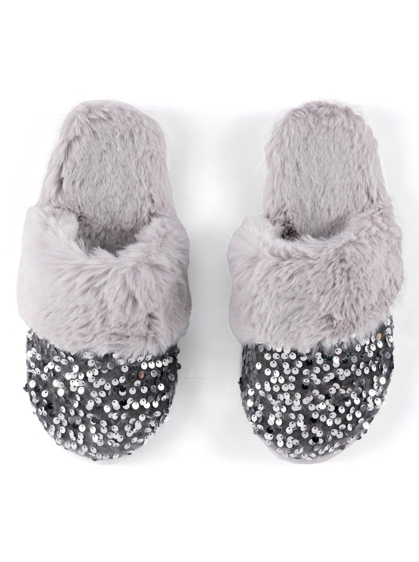 Fiesta Slippers - Silver