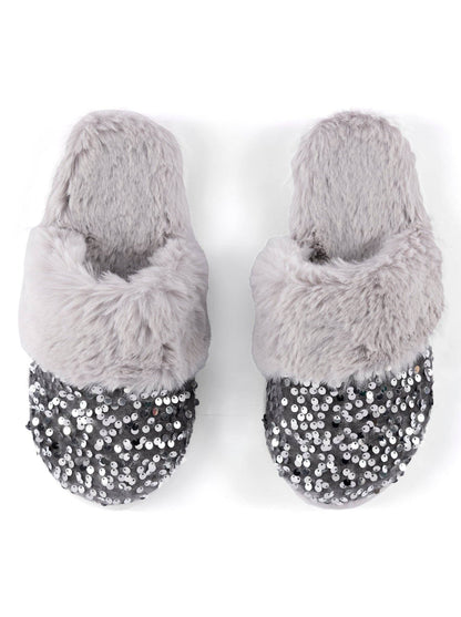 Fiesta Slippers - Silver