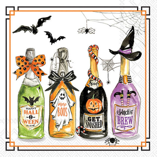Halloween Bottles Napkins - 20 Count