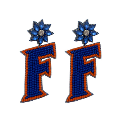 Carolina Rhinestone Beaded Earrings