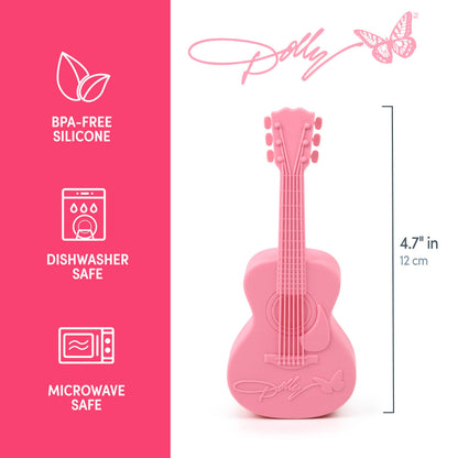 Dolly Parton Pink Guitar Tea Infuser