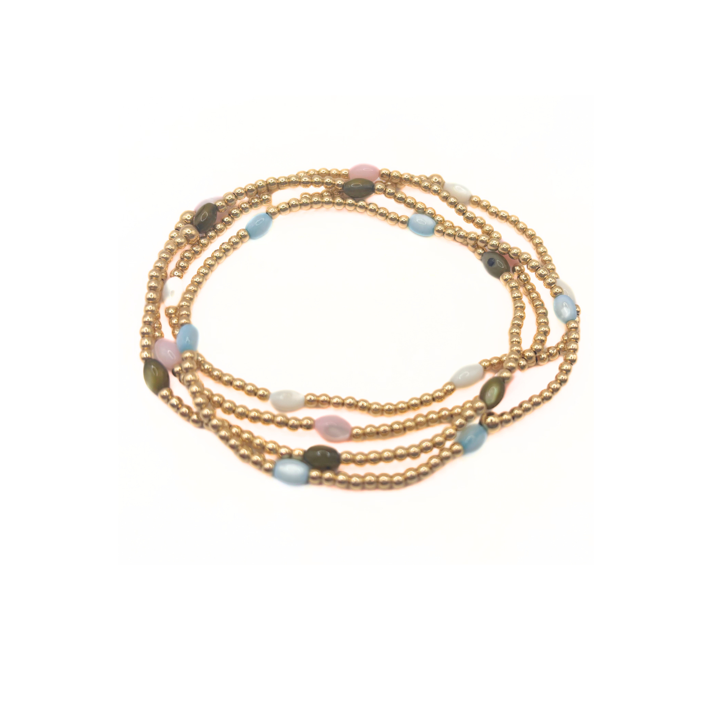 The Aspen Bracelet Collection: Pale Turquoise Opal