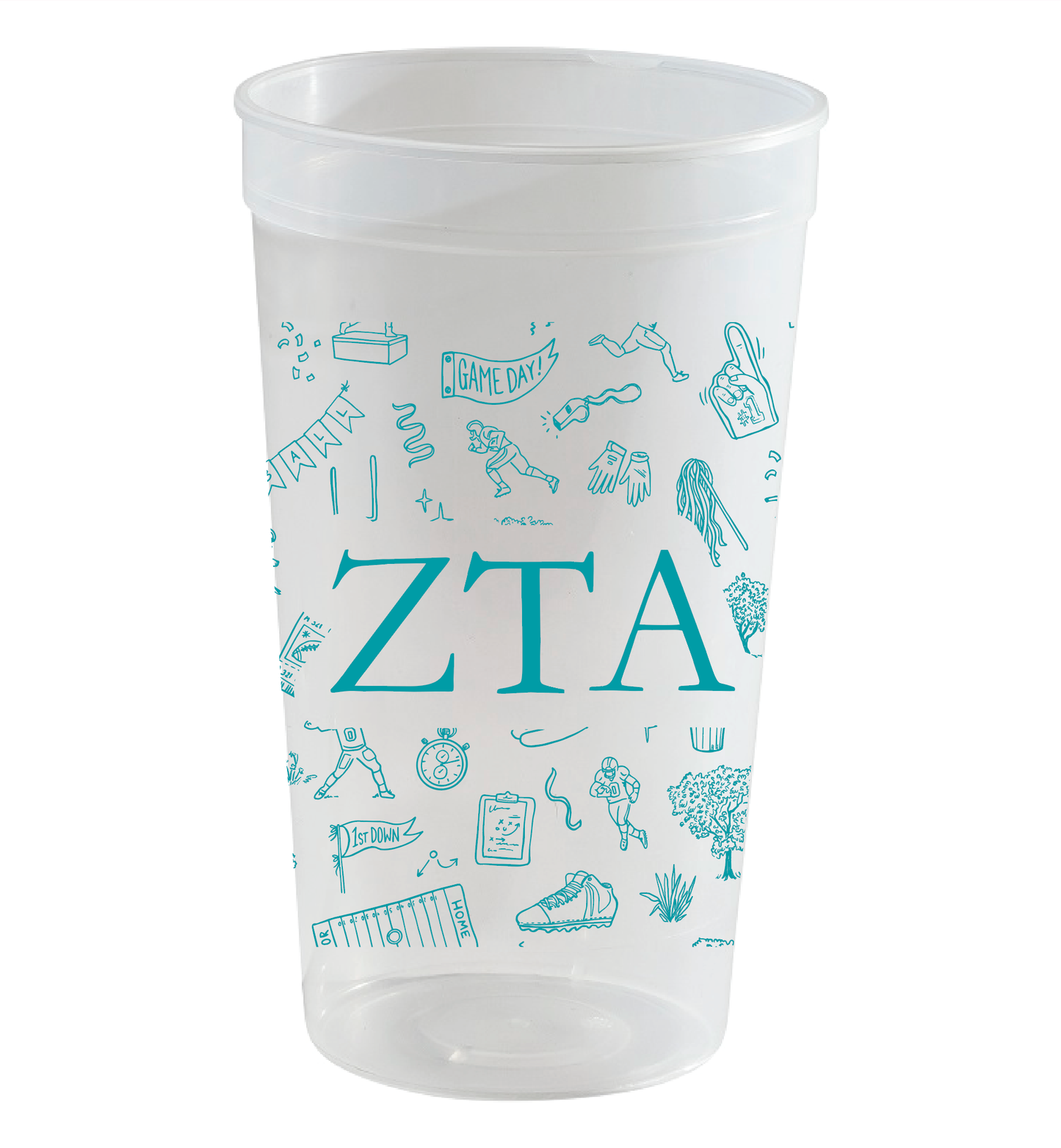 ZTA Greek Cups