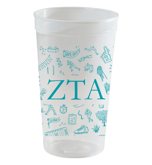 ZTA Greek Cups