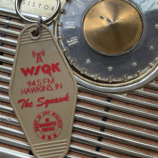 Stranger Things - WSQK Radio Keychain