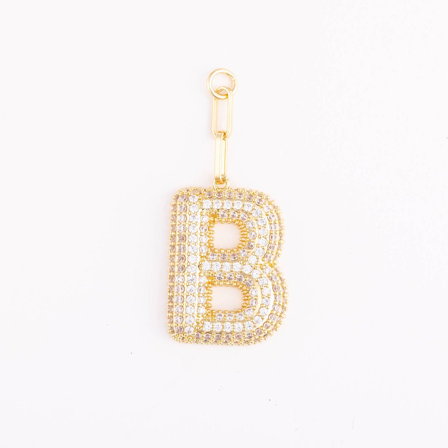 Bag Charm | Heather Initial: A
