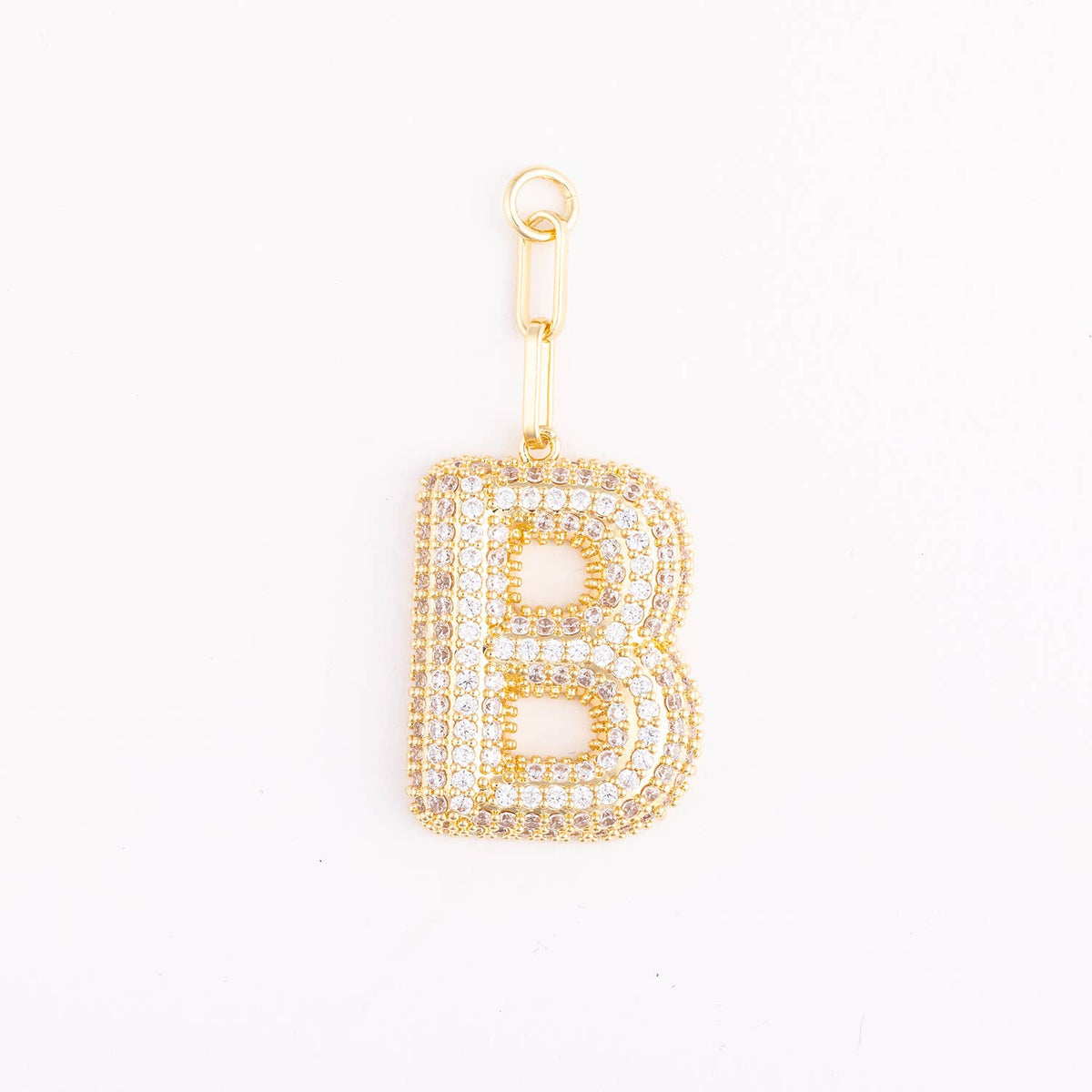 Bag Charm | Heather Initial: H