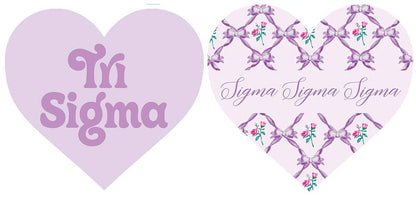 Phi Mu Heart Coaster