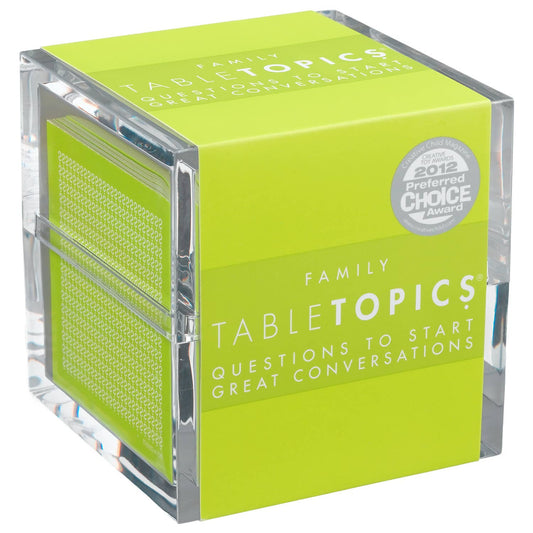 TableTopics - FAMILY - Award-Winning Family Activity and Card Game