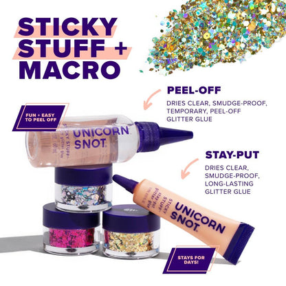 Macro Glitter | Gold-Solar