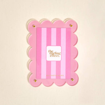 Mini Acrylic Picture Frame Magnet–Blush