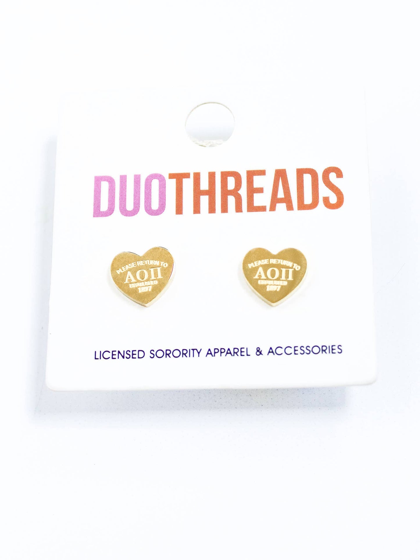 Theta Heart Earrings