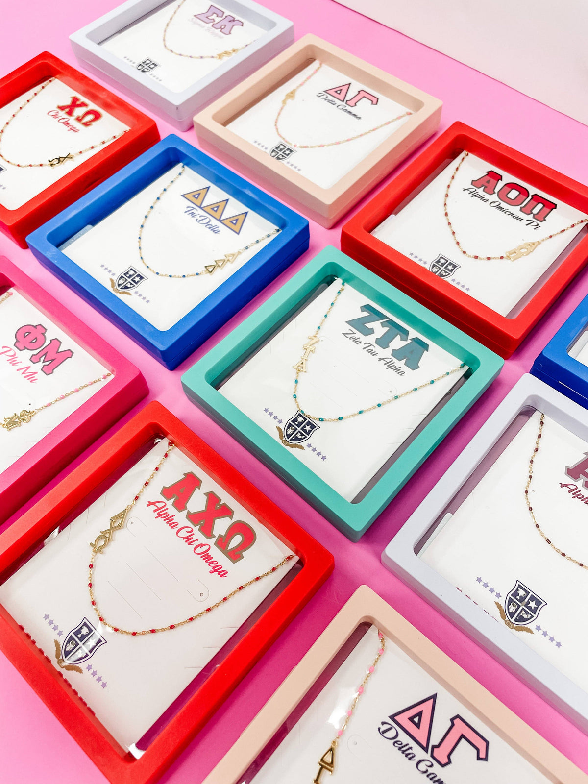 Theta Heart Necklace