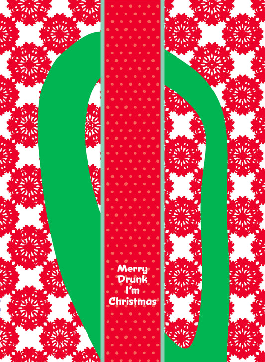 Xmas Merry Drunk Towel