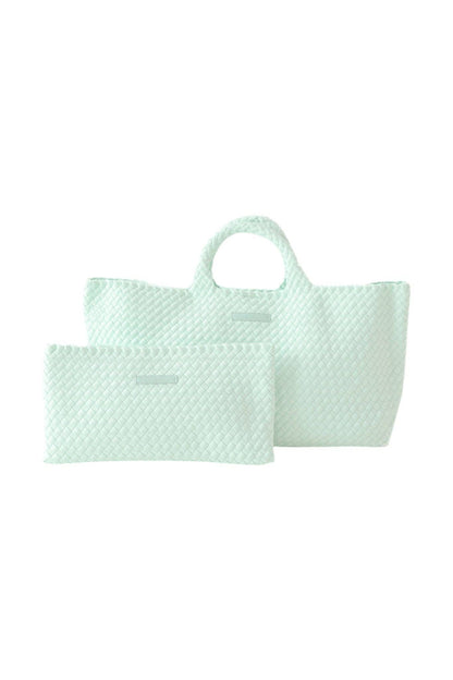 Woven Mahjong Bag - Magenta