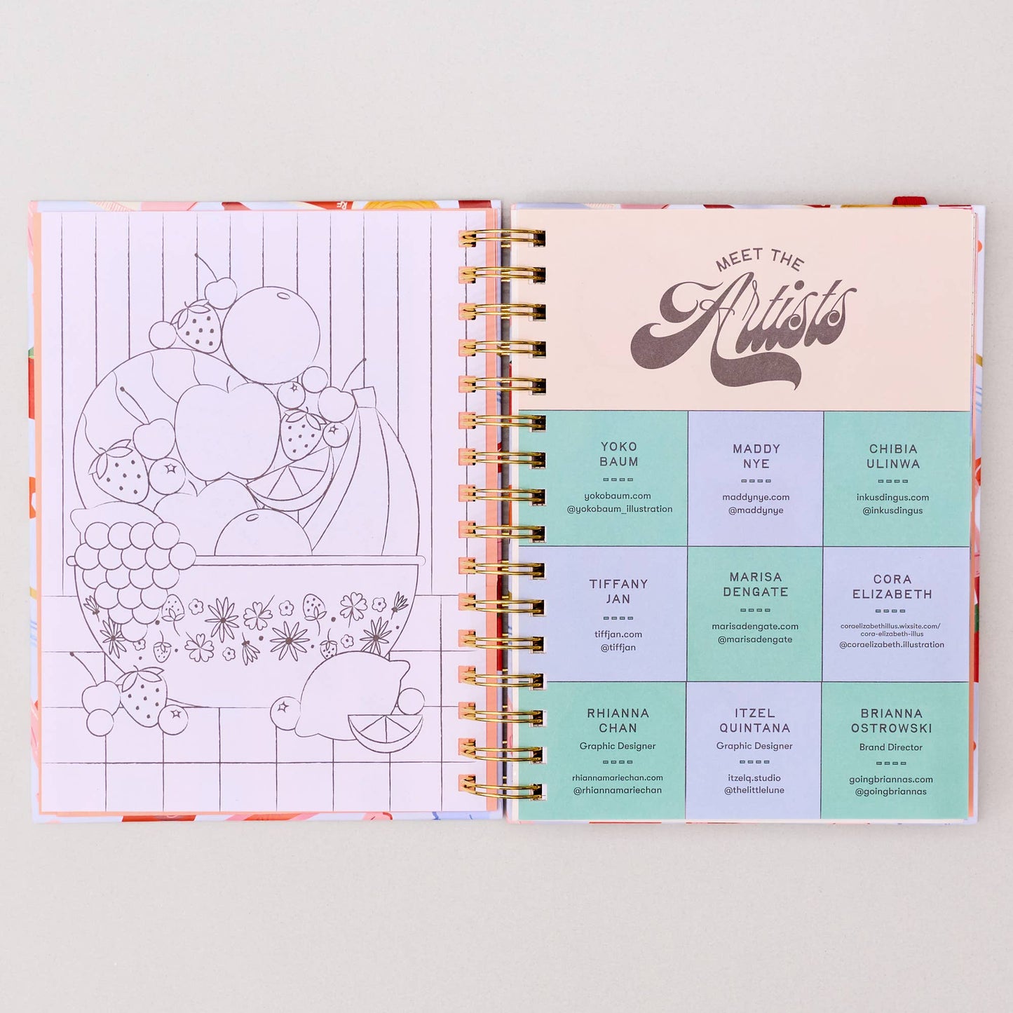 17-Month Academic Planner - Medium Oil Paint Floral