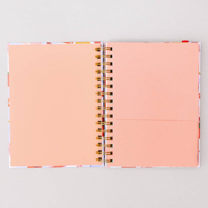 17-Month Academic Planner - Medium Oil Paint Floral