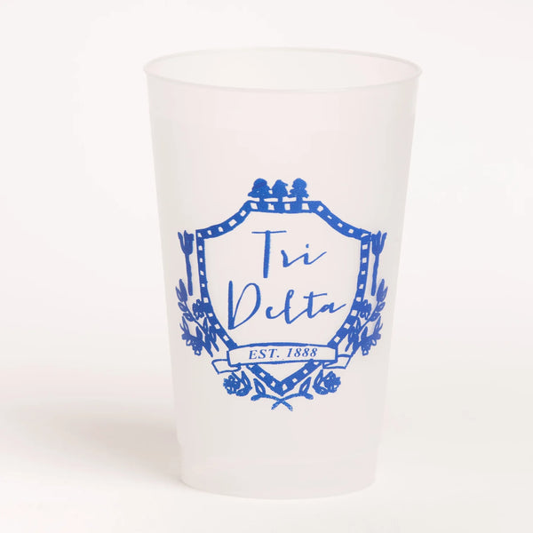 All Sorority Frosted Cup with Motif