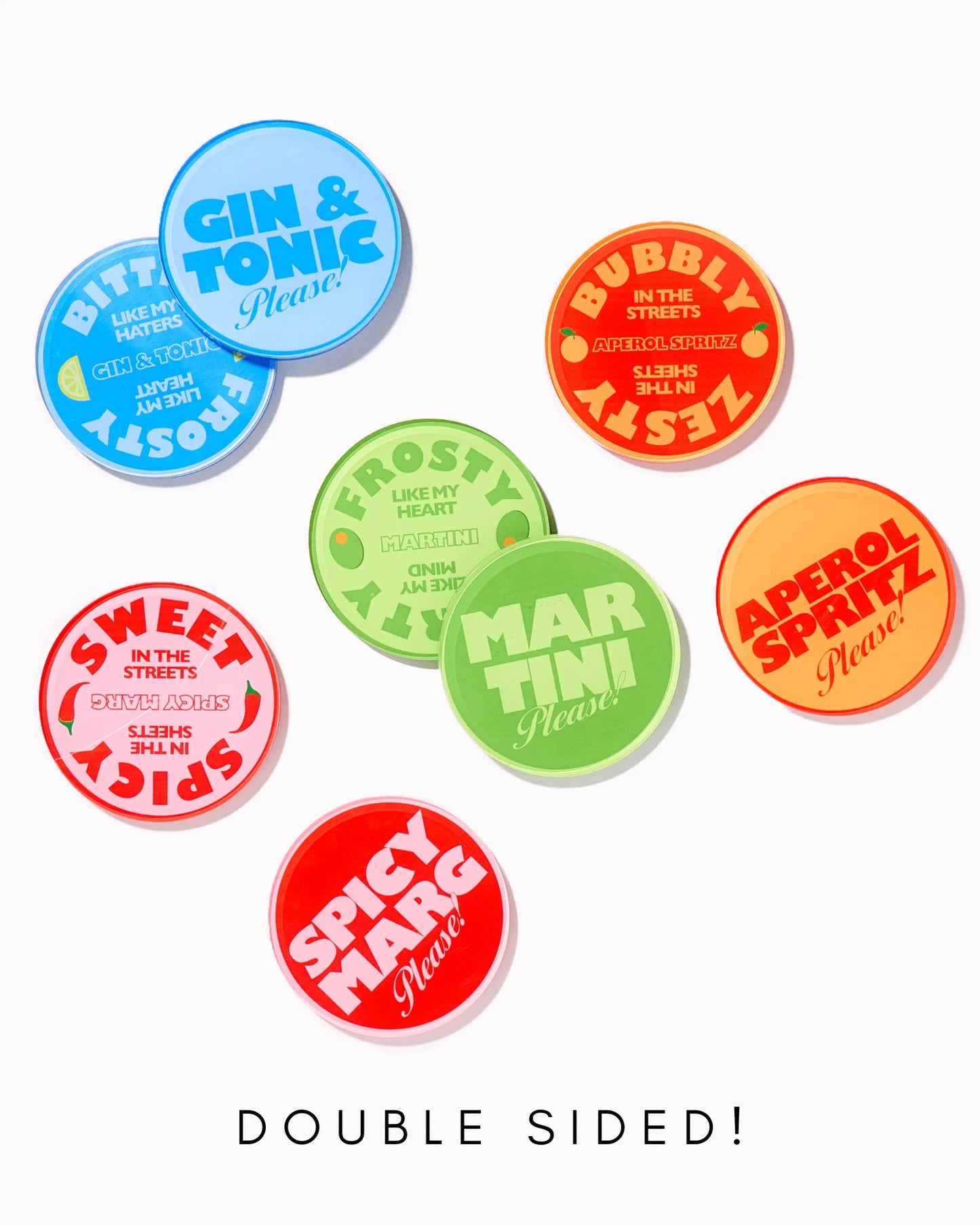 Drinks on Me Coasters