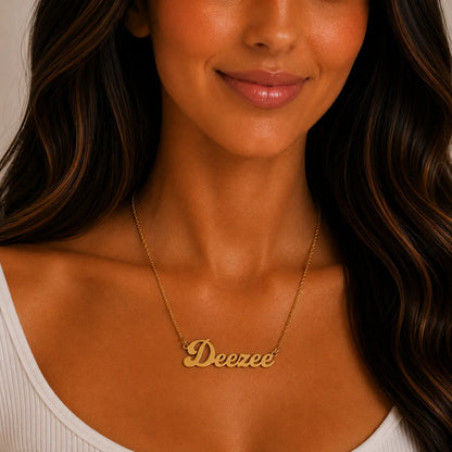 DZ Retro Gold Necklace