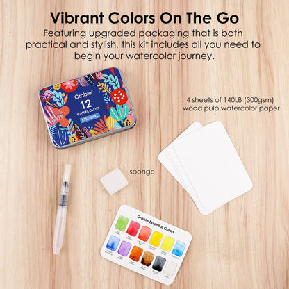 Pocket Watercolor - 12 Essential