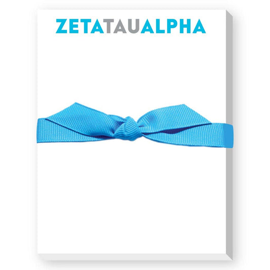 Sorority Mini Notepad - ZTA