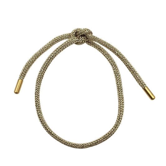 Gold Lurex Bracelet Cord