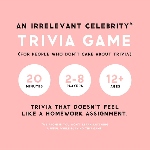 Brass Monkey - Irrelevant Celebrity Trivia