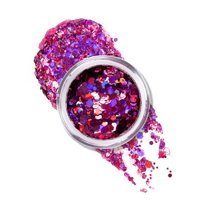 Macro Body Glitter | Fuchsia-Zinnia