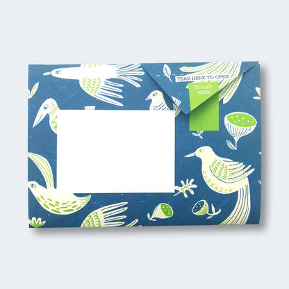 Fig & Feather Pigeon, Folding Letter Set – Pack of 6 Letters